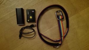 Batterie, GPS, câble et collier